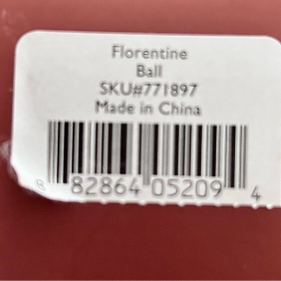 LENOX FLORENTINE and PEARL BALL Ornament NIB - Picture 3 of 3